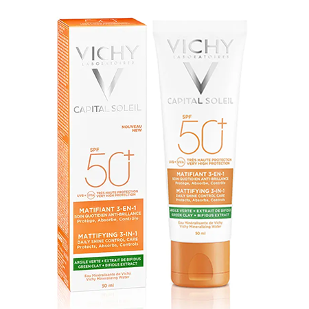 Vichy Capital Soleil  Matifiant 3-En-1 SPF50+ 50ml